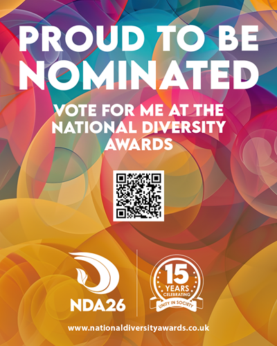 Proud to be nominated